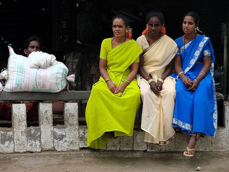 Women gather in a village near Mysore, India. (Adam Jones ) (CC-BY-SA)